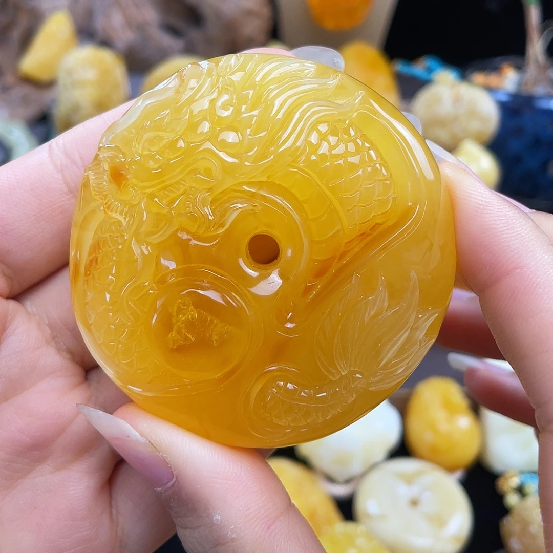 琥珀未镶嵌珠宝奇石水胆