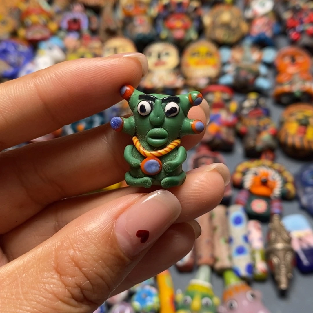 琉璃项链印度尼西亚小外星人