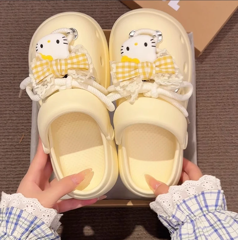 776踩屎感洞洞鞋百搭女