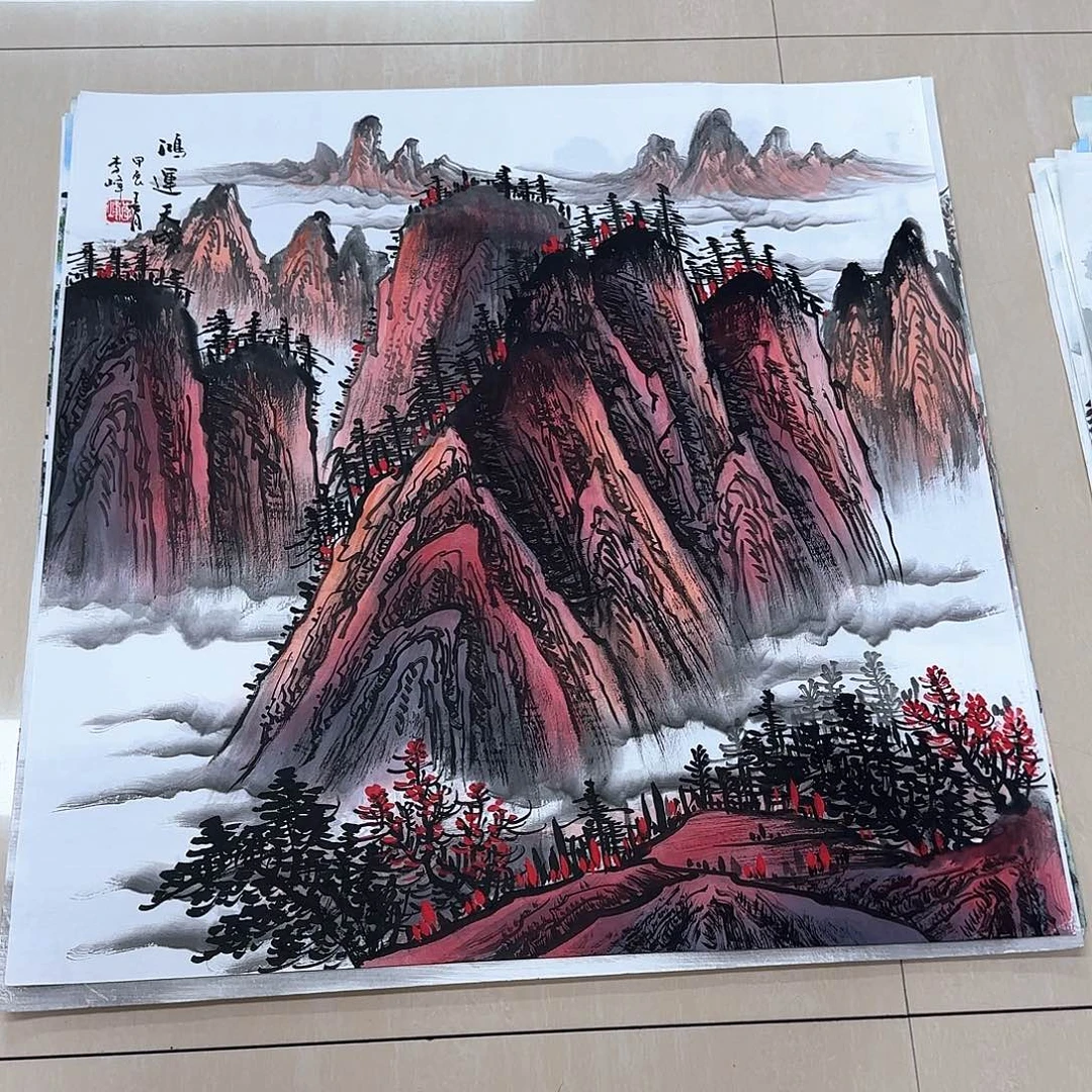 国画国画作品集一个