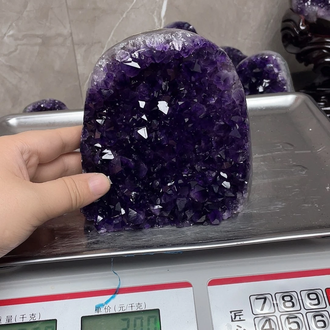 未镶嵌紫晶大型摆件（非配饰）瑞*