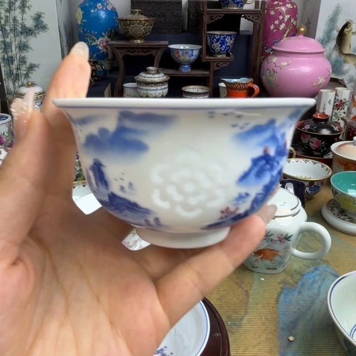 摆件景德镇陶瓷老厂瓷81
