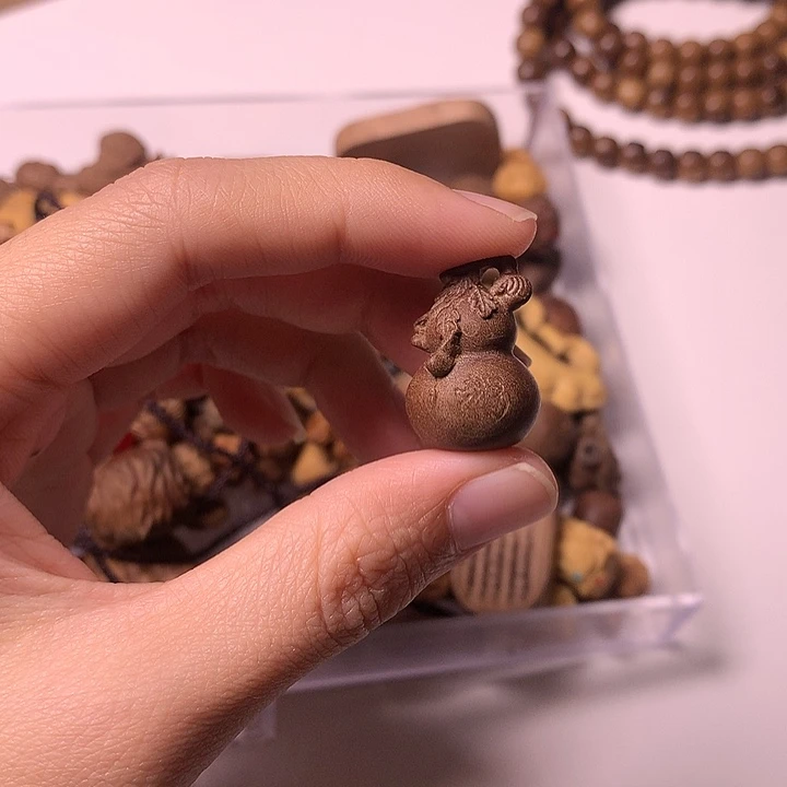 手串/手链檀香木檀香雕刻葫芦