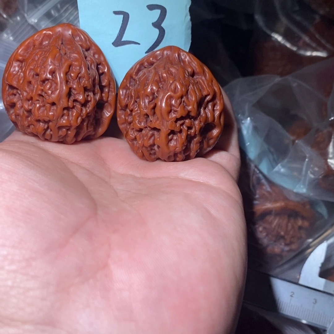 文玩核桃把件39金牛