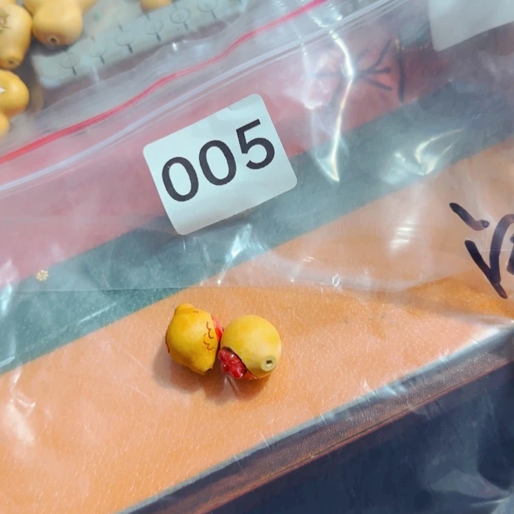 l****₎005天然小葫芦草里金墨刻葫芦