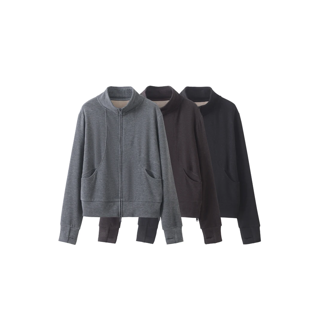 新款气质休闲百搭时尚舒适简约小众外套WT5001