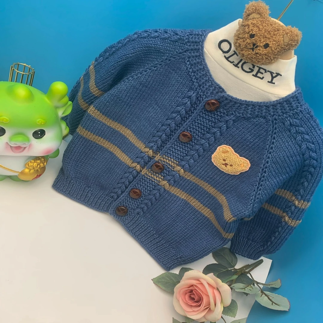 大帅原创麦穗花开衫教程