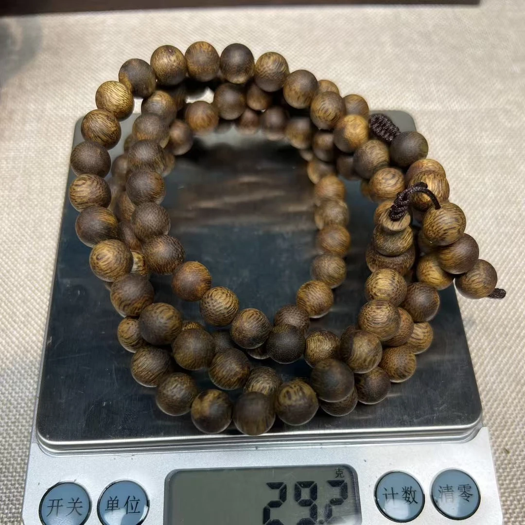 沉香奇楠沉香8mm圆珠多圈手串28g+多样规格高品质（多样性发一条）