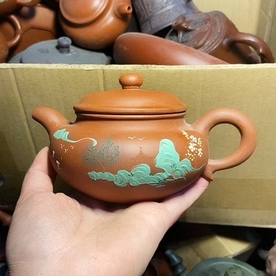 茶壶紫砂手工制作宜兴紫砂壶