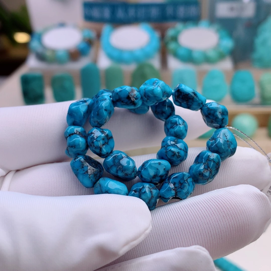 绿松石未镶嵌挂件