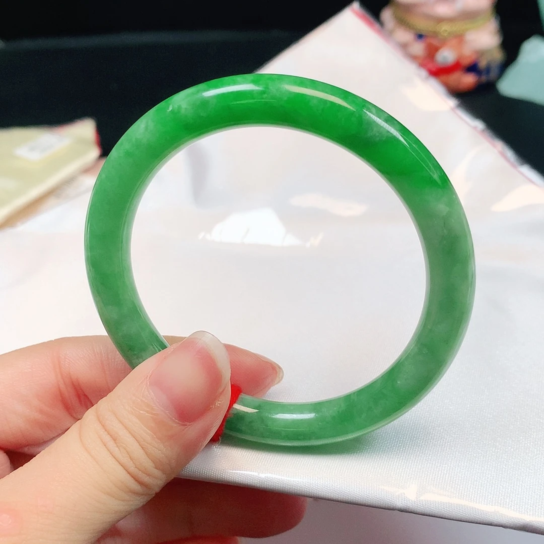 翡翠未镶嵌手镯1491