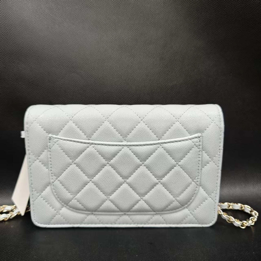 SMVP 高定奢品 时尚潮流真皮新款女包酱沃克19cm 0625 蓝色