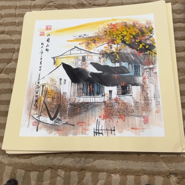 国画花鸟等多种鸟类和动物50.50
