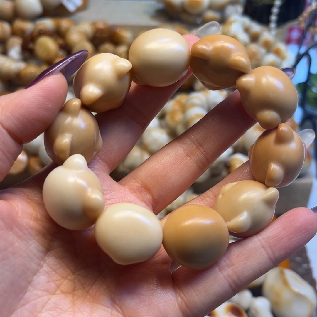 吊坠菩提根/象牙果12.31.61微瑕萌熊头