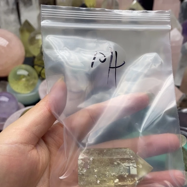 水晶珠宝半成品合金104黄水晶珠