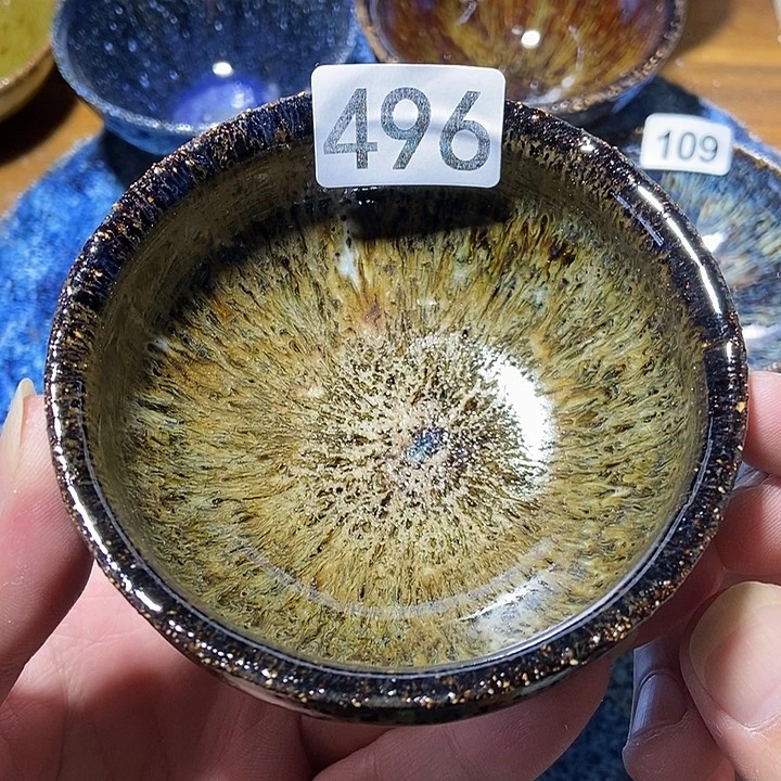 茶盏龙窑柴烧柴烧落灰
