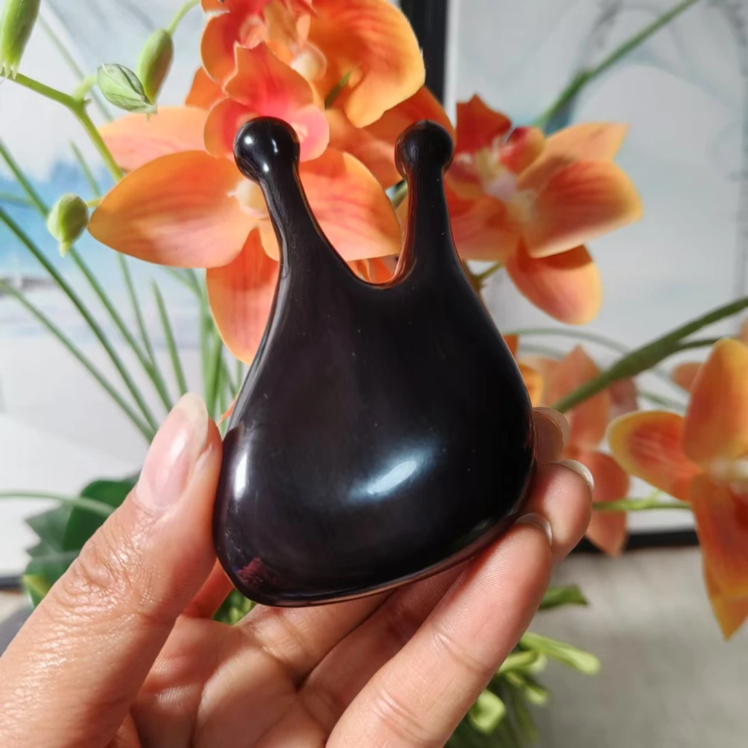 板娘专享 白水牛角黑金刚光面美鼻-328黑色