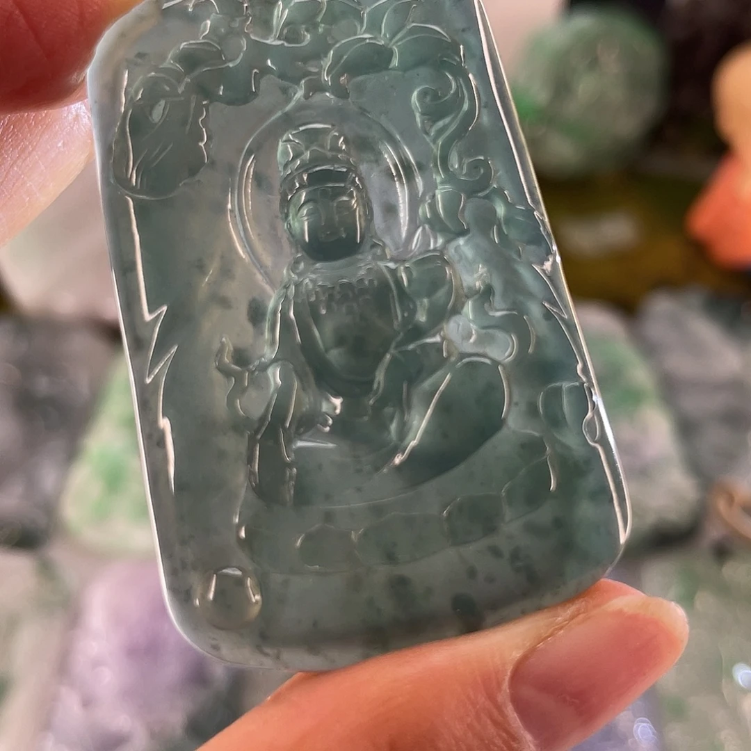 颈饰未镶嵌翡翠牌子