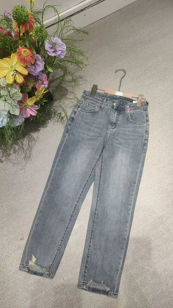 欧美佳春秋季新款高货牛仔九分裤88189