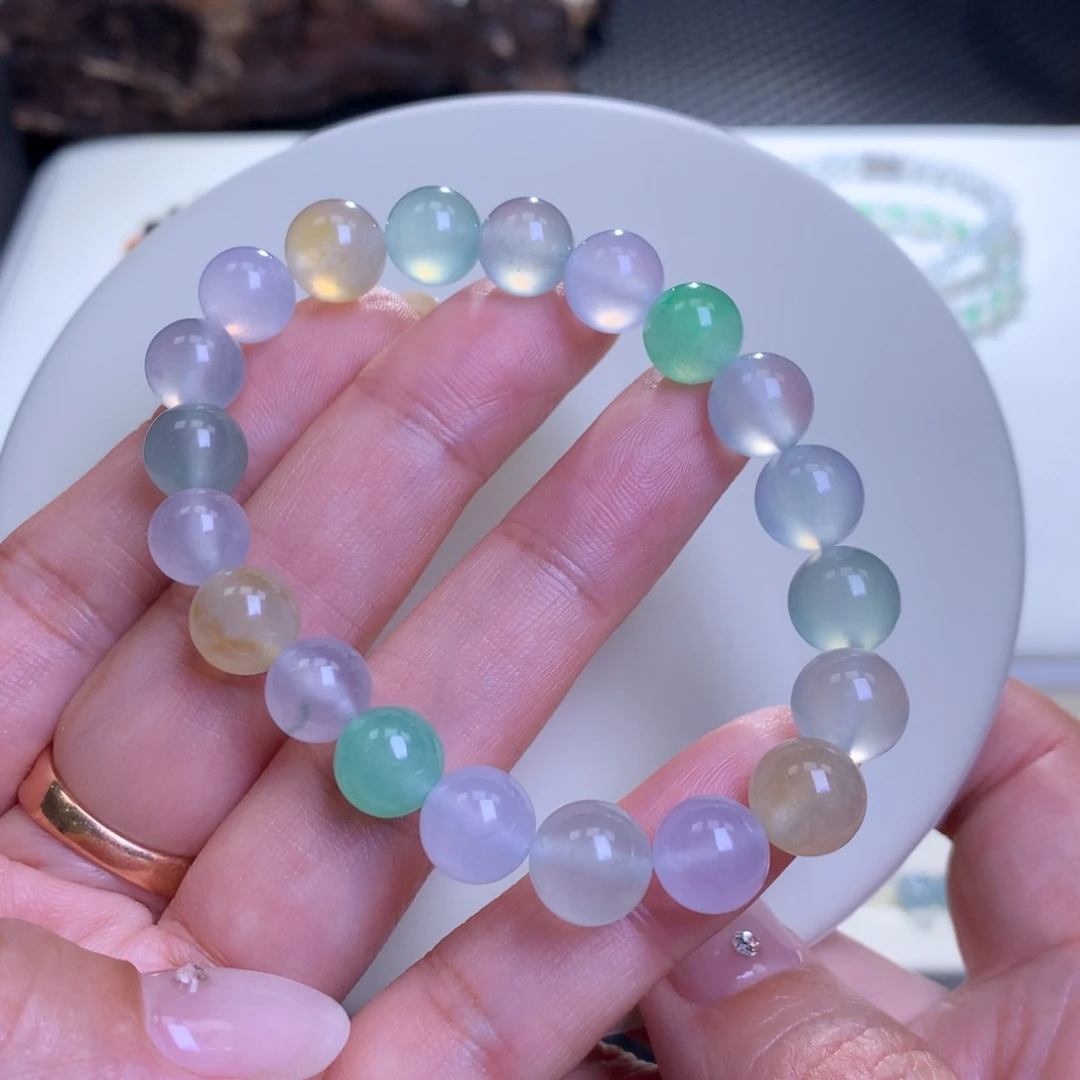 未镶嵌手链翡翠翡翠手串卡9➕