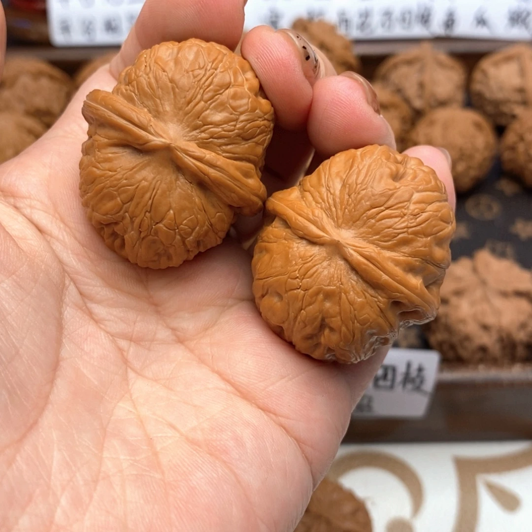 把件文玩核桃38尺全品平谷元宝