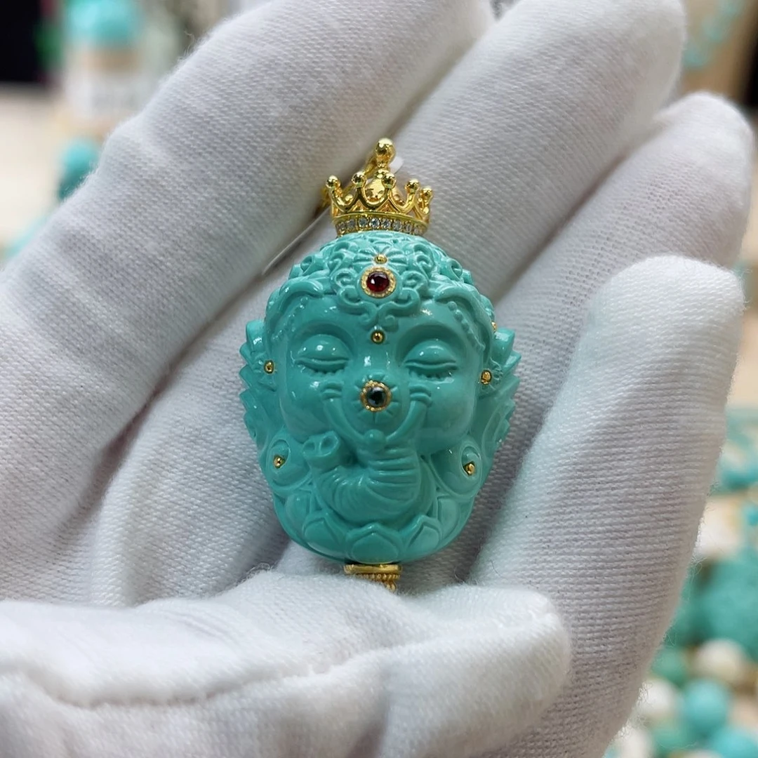 绿松石珠宝奇石未镶嵌