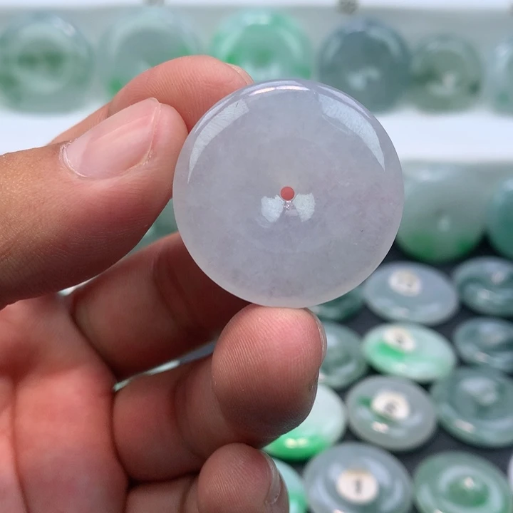 颈饰未镶嵌翡翠缅甸天然A货翡翠30.8-5.6