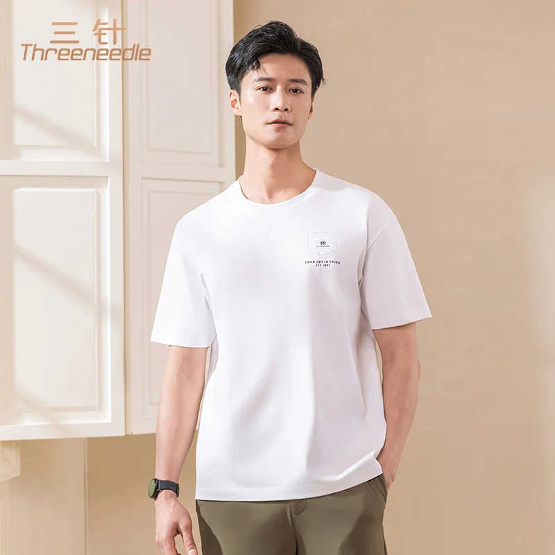 三针服饰男装男款圆领T恤衫YD25D081