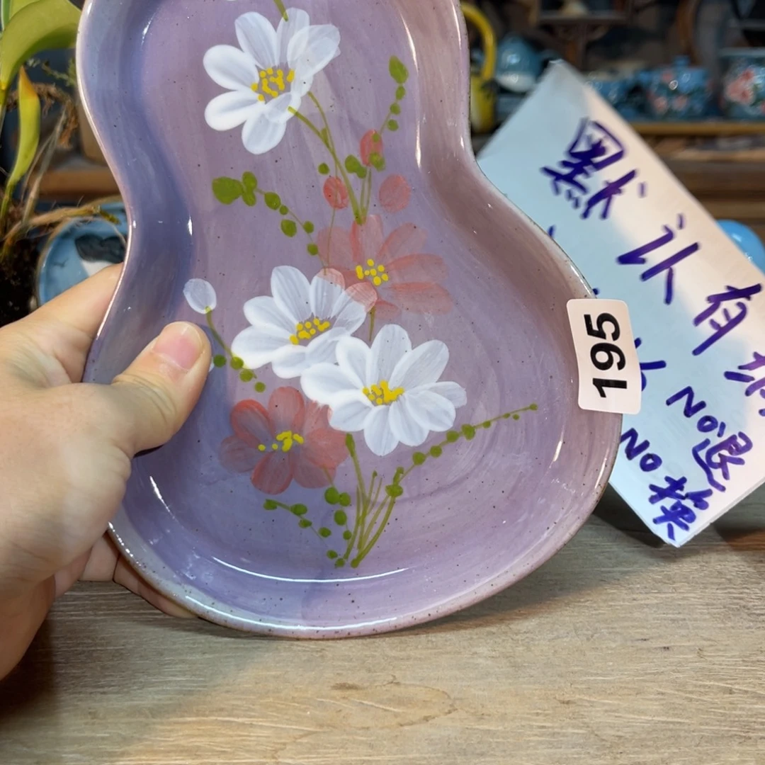 *****壶素浅陶瓷手工手绘