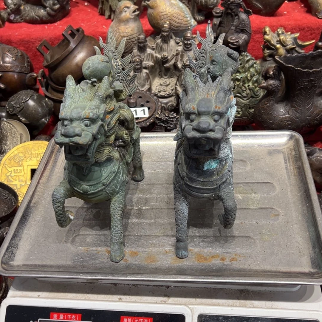 莒***号黄铜摆件，文房摆件