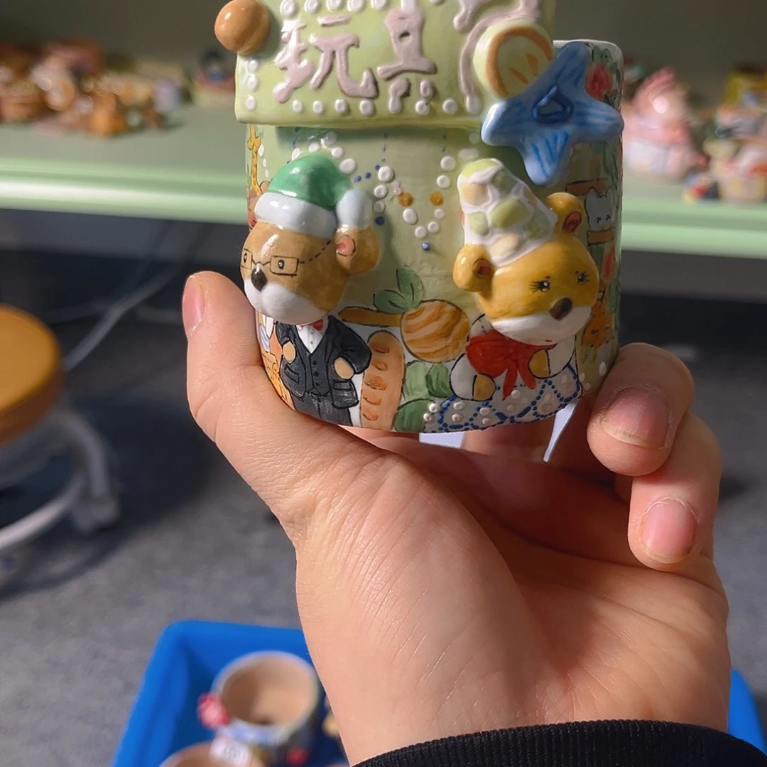 红陶老梧家瑕疵多肉花盆