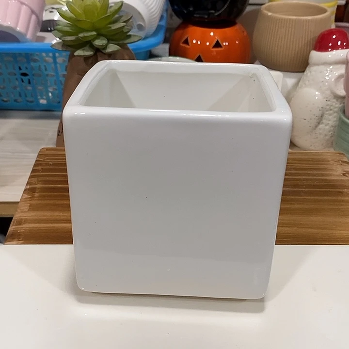 摆件陶盆有孔 微瑕介意勿拍