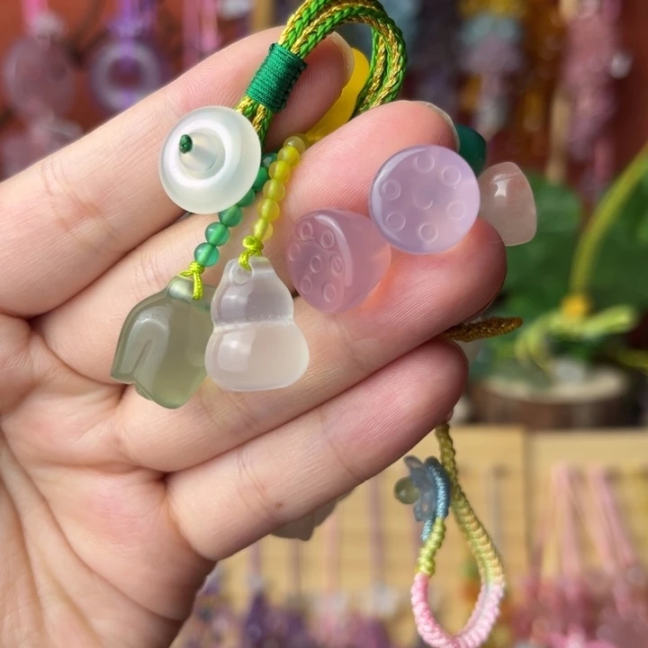 手机挂件定制款紫色