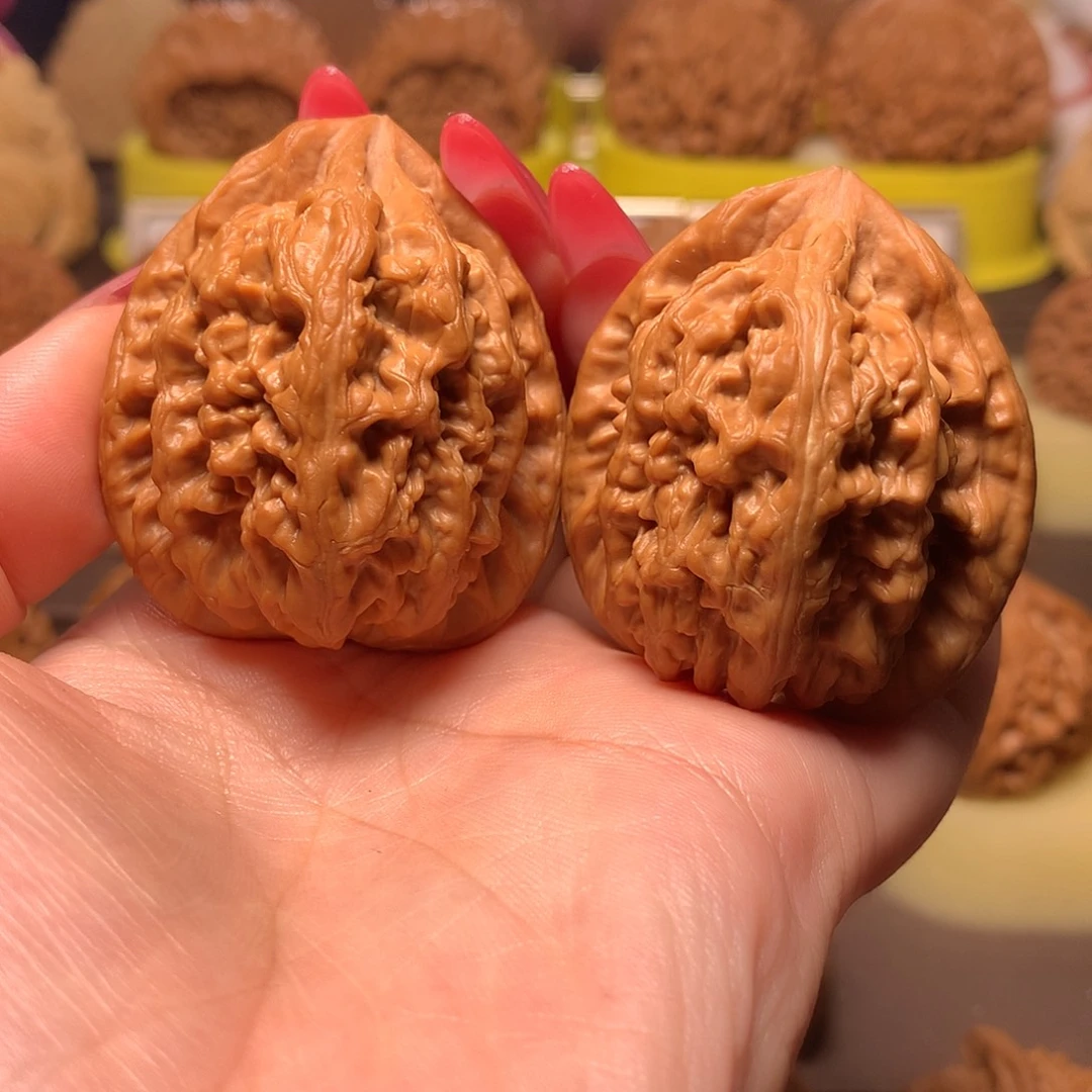 吊坠文玩核桃红锦鲤42全品