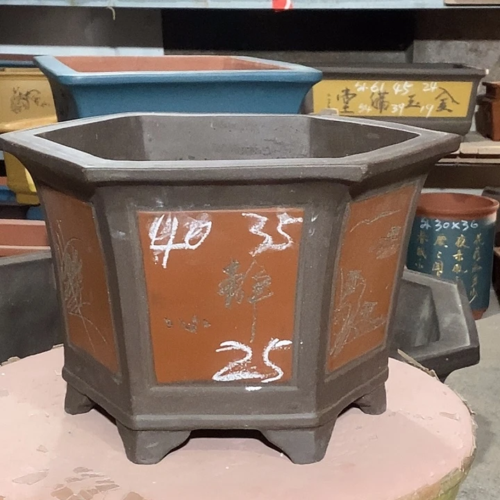 宜兴紫砂花盆花盆