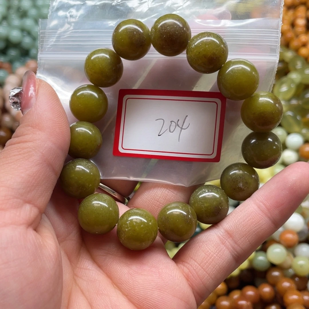 蛇纹石玉未镶嵌手串