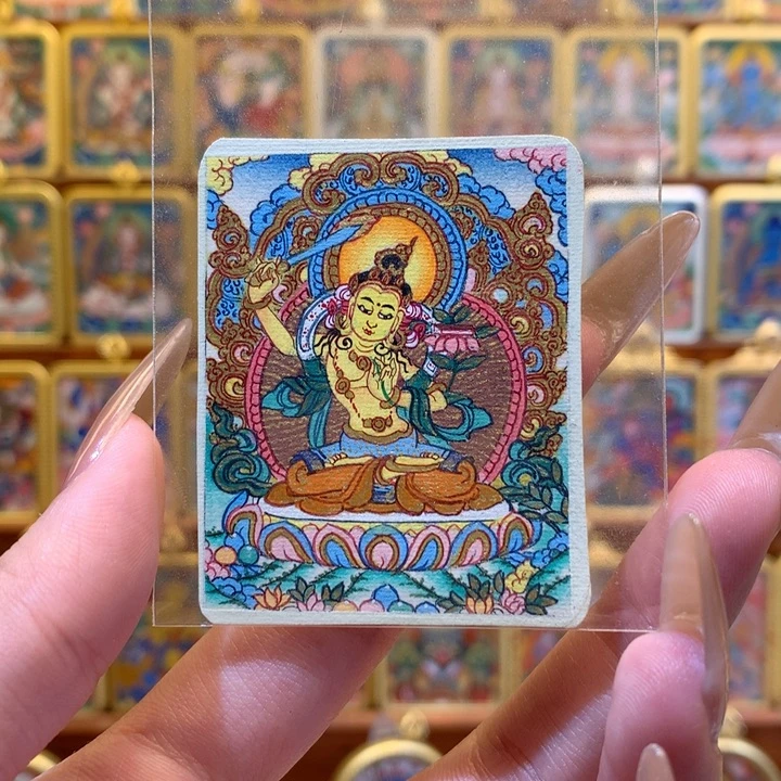 吊坠般若唐卡非遗传承