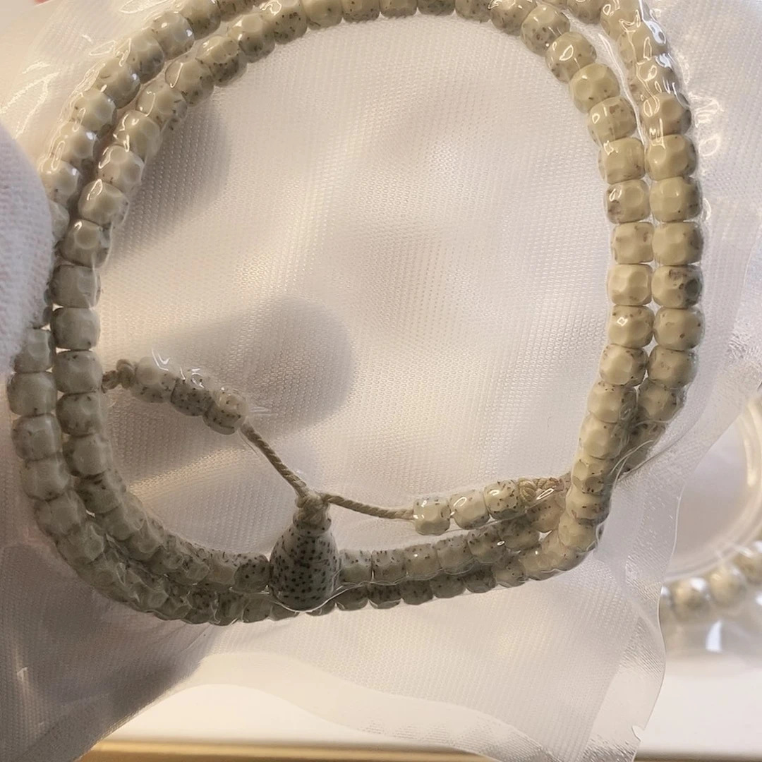 星月菩提吊坠石玉无相长串65