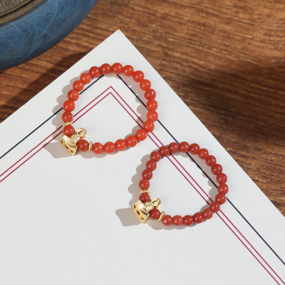 【诗语】18k南红戒指多样性发一 T4-287 F5-032