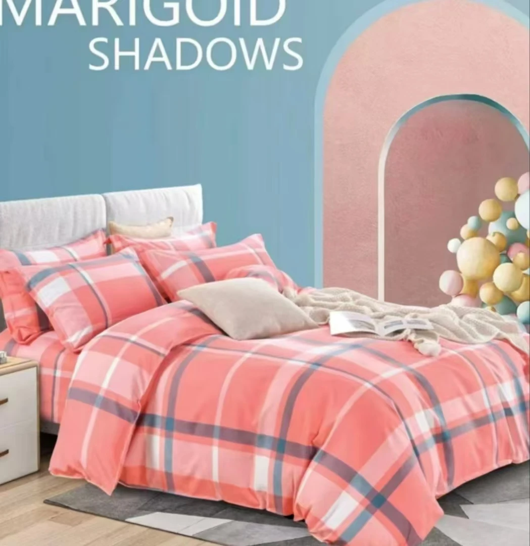 【双人床单红格】加厚牛奶棉秋冬保暖加绒舒适斜纹加密床单