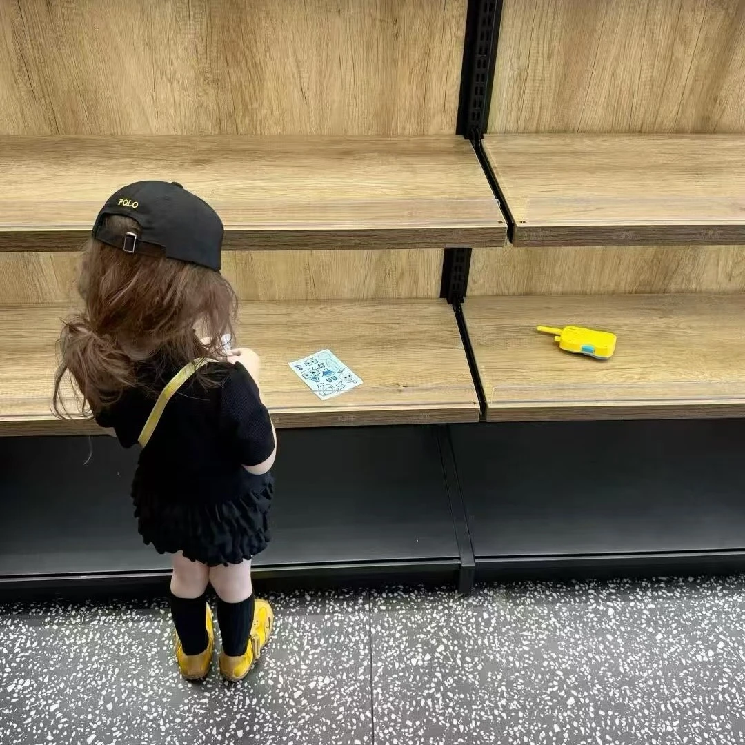 现货】壹妈韩版童装女童秋季套装洋气时髦夏装儿童黑色上衣花苞裤