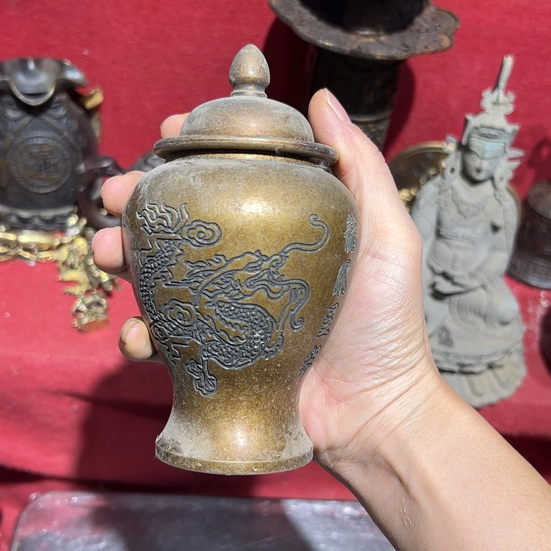 聪*微瑕疵黄铜摆件工艺品