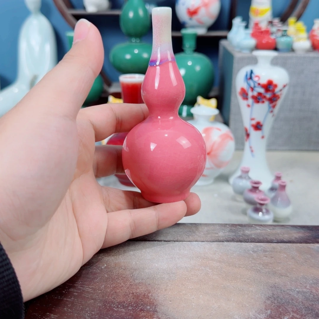 陶瓷手工小花器摆件