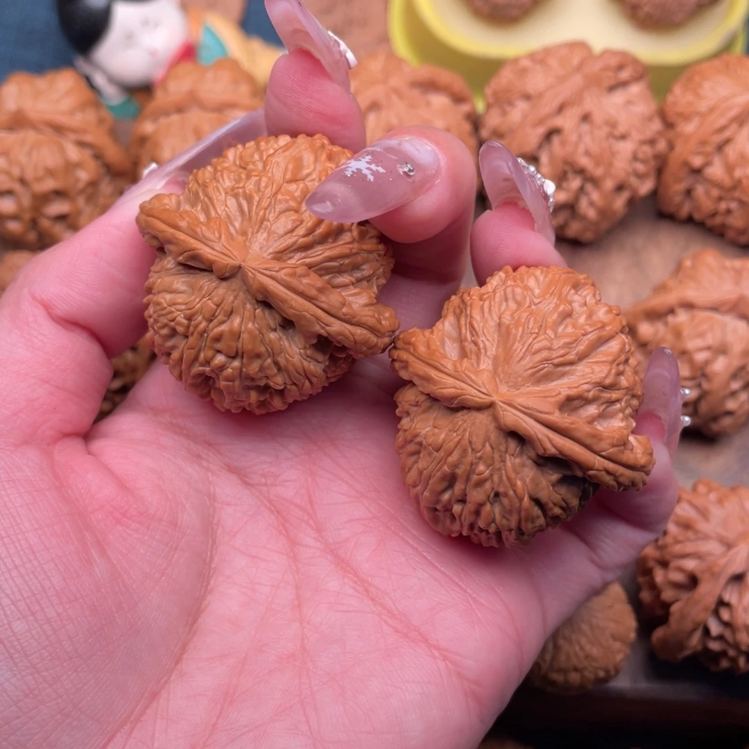 把件文玩核桃全品精配球白43