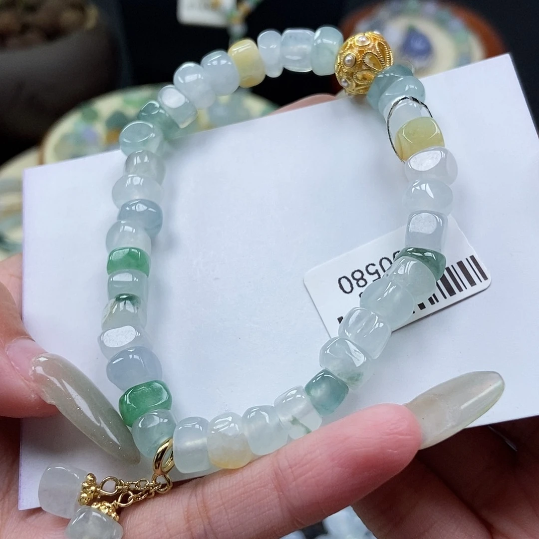未镶嵌挂件翡翠珠链