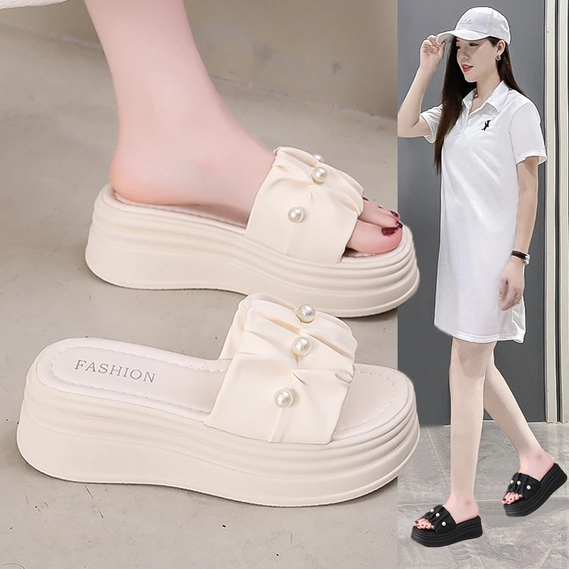 增高7厘米小个子夏季2025显瘦凉鞋女款2025正版鞋子女ins潮牌百搭