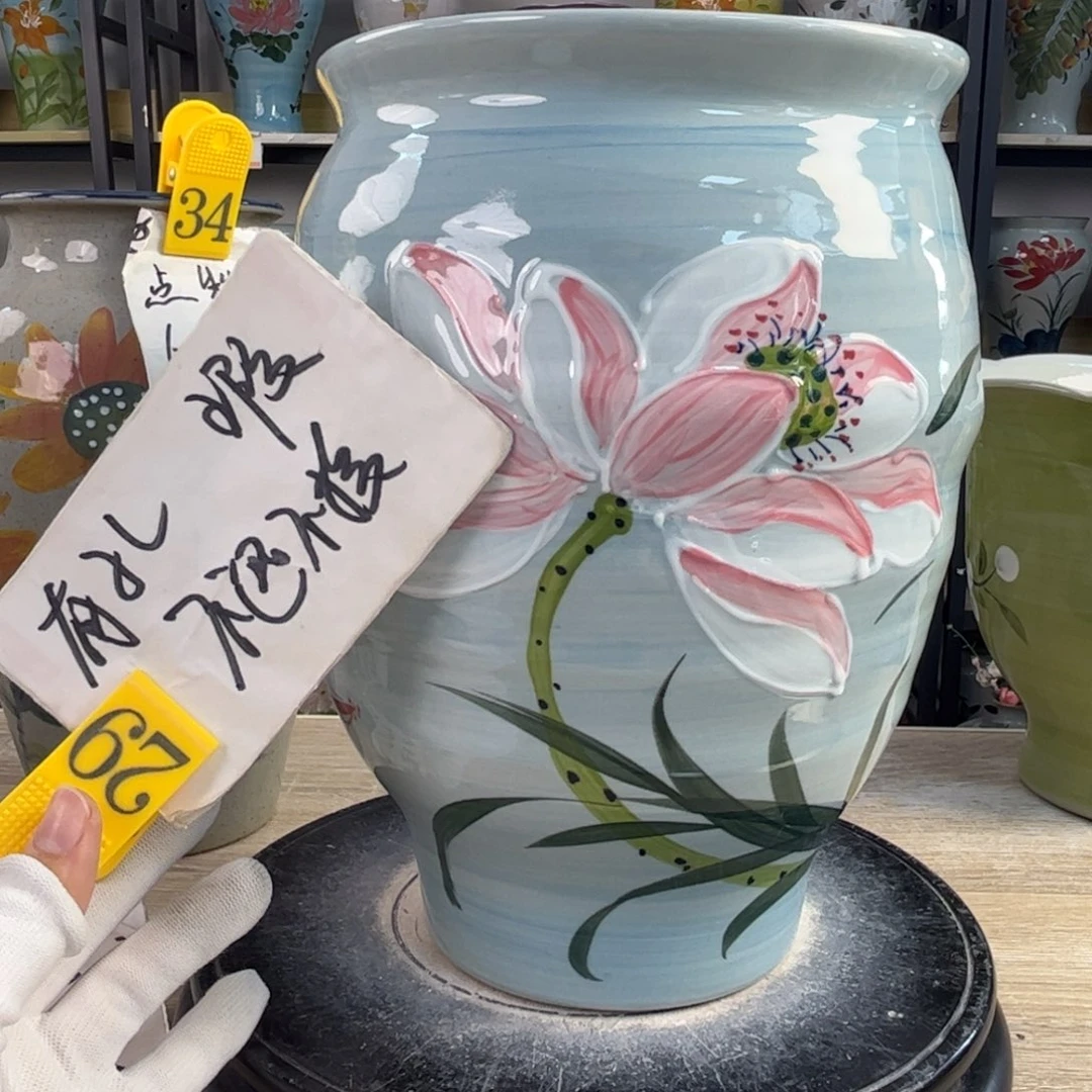 罐1tc景德镇陶瓷花盆