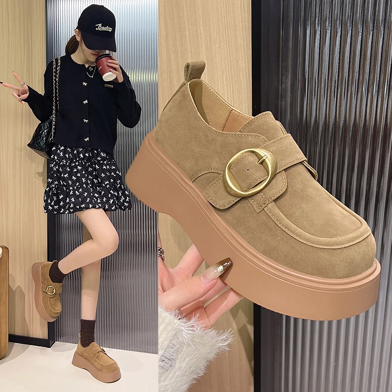 真皮2025春款单里勃肯鞋时尚百搭经典不过时女鞋