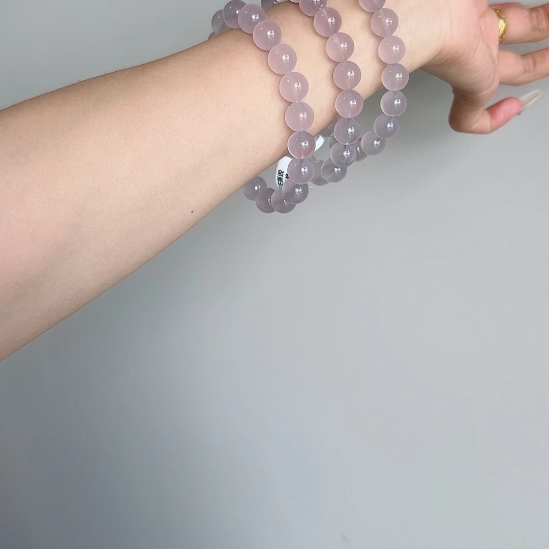 水晶手链未镶嵌奶葡萄10m