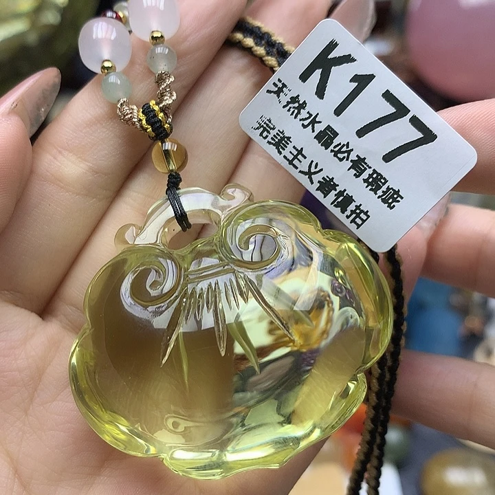 未镶嵌珠宝半成品水晶吊坠